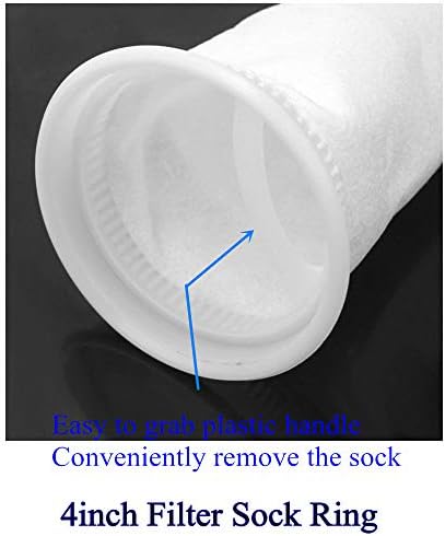 KUTAWILAR 4-inčne filterske čarape 100 mikrona 150 mikrona 200 mikrona-X 9 inča kratka Premium akvarijumska filc Filter torba-pakovanje