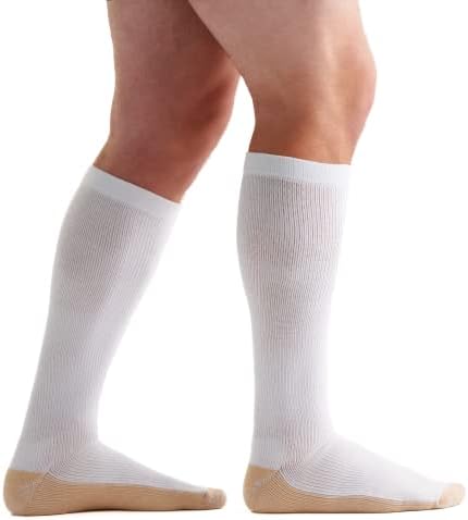 Evonacija Men & amp; žene koljena-High 15-20 mmHg diplomirao kompresije Hydrotec bakra čarape-umjereni Pritisak kompresije konfekcije
