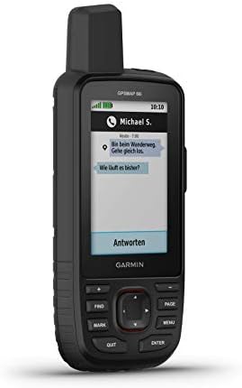 Garmin GPSMAP 66i GPS ručni i satelitski komunikator sa Texel 10,000 mAh Prijenosnom baterijom, zidom i paketom punjača za automobile