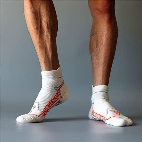 Paixun kompresijske čarape za muškarce pamuk Atletski trening za trčanje veličina 6-14 ne pokazuje niske čarape za posadu