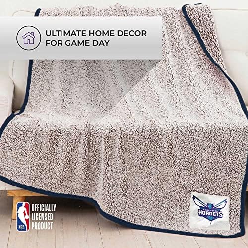 Northwest NBA meke dva tona Sherpa Throw, 50 x 60 & 34; pokrivač, zvanično licencirani bacanje za posteljinu ili kauč Frosty Fleece