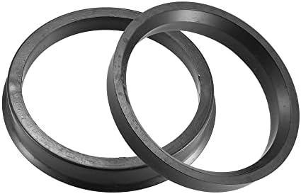 Acropix 57.1mm do 66,6 mm Univerzalni čvor Car Centrični prstenovi crni - pakovanje od 2