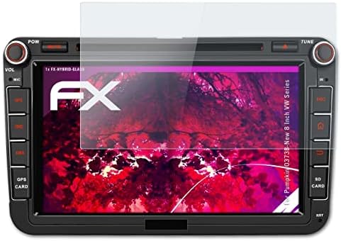 atFoliX zaštitni Film od plastičnog stakla kompatibilan sa bundevom 0373B-novi 8-inčni zaštitnik stakla, 9h Hybrid-Glass FX zaštitni ekran od plastike