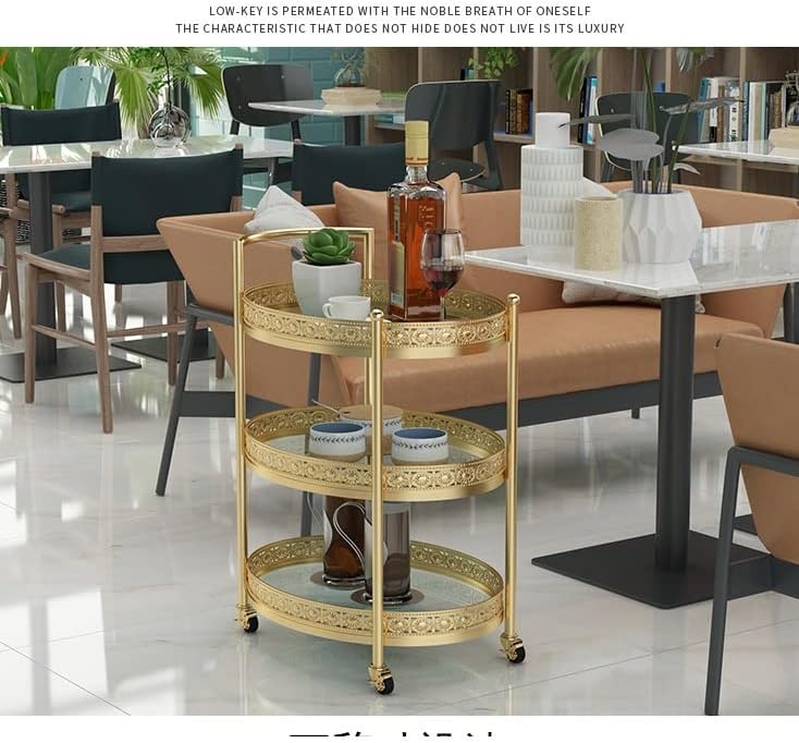 SHYPT u evropskom stilu Golden Hotel bar kolica restoran mobilni ručni guranje trpezarija sa strane obroka voćna kolica Komercijalna