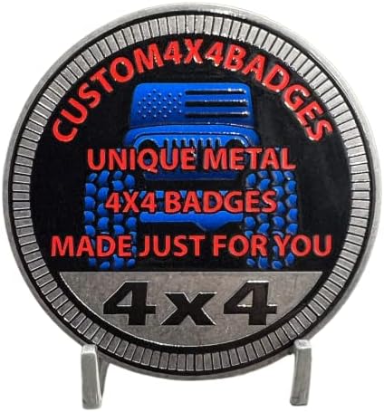 Get Ducked-metalna značka od čvrstog nerđajućeg čelika 4x4 dizajnirana za bilo koje vozilo 4x4-proizvedena u SAD od strane CUSTOM4X4BADGES