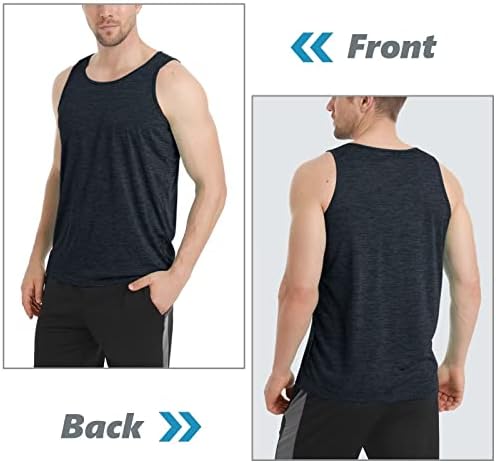 Biylaclesen muške majice za muškarce brzo sušenje mišića bez rukava Dry Fit Atletski Tank Tops za Bodybuilding Gym Workout