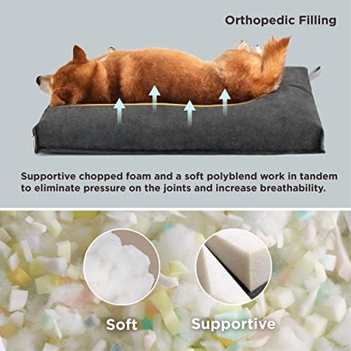 Lesure pseći kreveti za izuzetno velike pse-jastučić za sanduke za pse s uklonjivim Perivim poklopcem i vodootpornom podlogom do 90