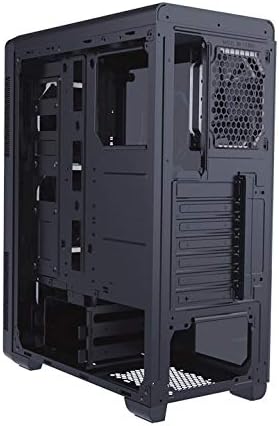 Apevia Aura-s-BK Mid Tower Gaming Case sa 2 x Panel od kaljenog stakla pune veličine, gornji USB3. 0/USB2. 0 / Audio portovi, 4 x
