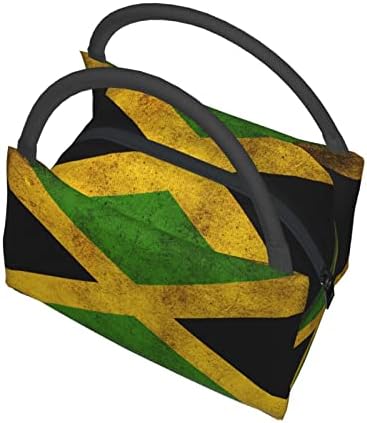 Evealyn Vintage Jamajčanska Zastava Štampana Kutija Za Ručak Prijenosna Multifunkcionalna Termoizolacijska Torba, Pogodna Za Izlet