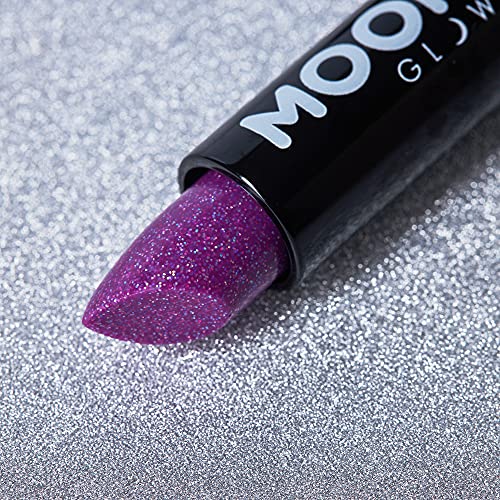 Moon Glow-5G Neonski UV Glitter ruž za usne - Hot Pink - svijetli jako pod crnim svjetlima