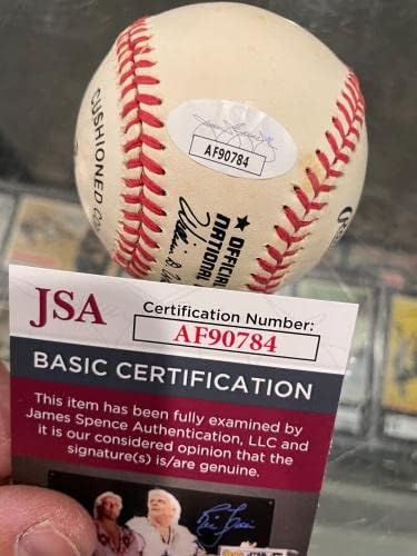 Gary Carter Expos Mets Hof Single potpisan bejzbol JSA - autogramirani bejzbol