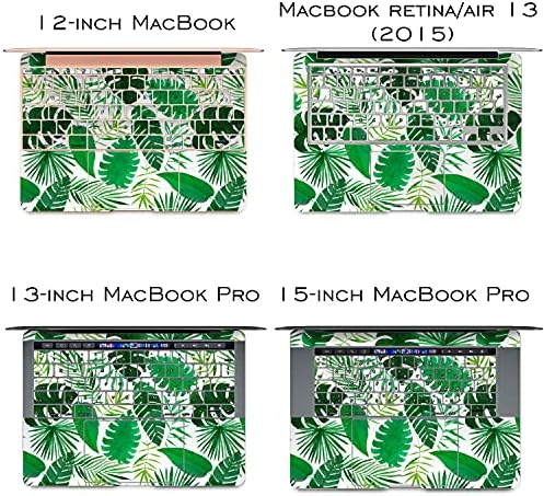 Lex natpis vinil Kompatibilan sa MacBook Air 13 inčni Mac Pro 16 Retina 15 12 2020 2019 2018 Monstera napušta zelene postrojenja Tropics