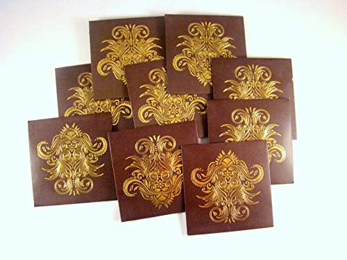 Sarvam Fancy Cash koverte, paket od 10 Fancy Cash koverte za povoljne prilike Diwali rođendanske koverte za godišnjicu braka dizajnerske koverte