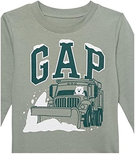 Gap Baby Boys 'Brannanove favorite Logo majica s dugim rukavima