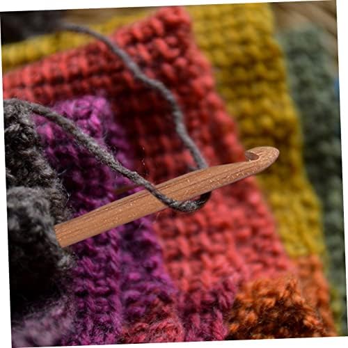 MAGICLULU 1 Set tkani drveni kukičanje Dreadlock kukičanje alat za pletenje tuniska kukičanje kukičanje kukičanje kuka za pletenje