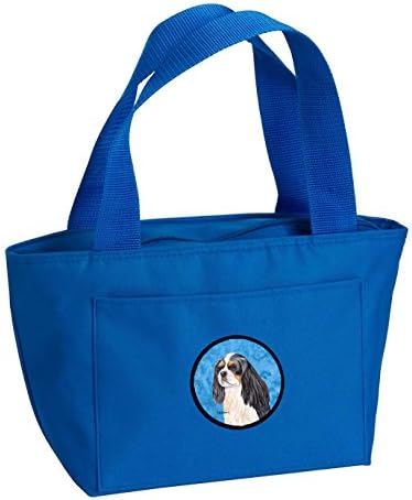 Caroline's Treasures SC9120BU - 8808 plava Kavalirska španijel torba za ručak, izolovana kutija za ručak za višekratnu upotrebu za kancelarijski rad škola piknik plaža,