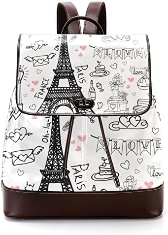 VBFOFBV putni ruksak, backpack laptop za žene muškarci, modni ruksak, Eiffelov kula Pariz pejzaž