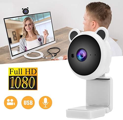 Yunir 1080p Webcam Digital HD USB fotoaparat Web kamera Web kamera Web kamera ugrađeni mikrofon za prijenos uživo bijelo