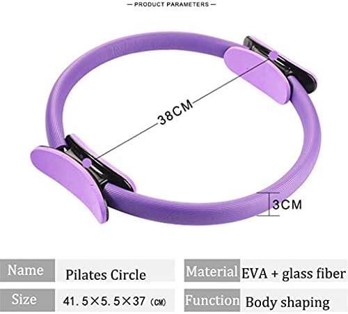 KFJBX Pilates Joga Sportski prsten kotača Dvostruki ručak Yoga Hoop trening za žene Alat za vježbanje za mršavljenje