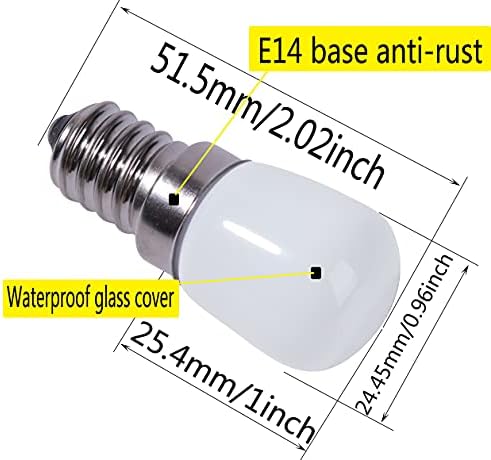 Proizvođač svjetla E14 LED sijalica 1.5 W sijalica za frižider 120v