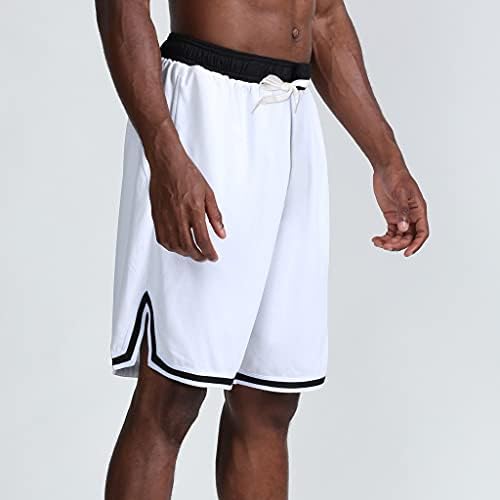 Ljetne sportske kratke hlače za muškarce Ležerne prilike elastične struke Vježba Atletskih kratkih kratkih kratkih hlača džepovi