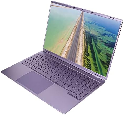 16 inčni HD Laptop, 2.0 g Quad Core Intel N5095 CPU, 12GB RAM, SSD, 2K IPS široki ekran, 2MP Web kamera, 2.4 G/5G WiFi, BT5.0, 5000mAh