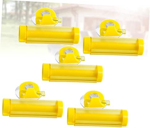 Veemoon 5pcs pasta za zube Tube Squeezer dozator za čišćenje lica Squeezer pasta za zube Rolling Squeezer Plastična pasta za zube