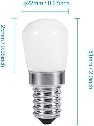 Marhynchus LED sijalica hladna ili topla bijela sijalica za frižider E14 utičnica tipa 1.5 W SMD 2835 sijalica za lampu