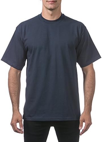 Pro Club Muška 3-Pack teška pamučna kratka rukava Crew Neck T-Shirt
