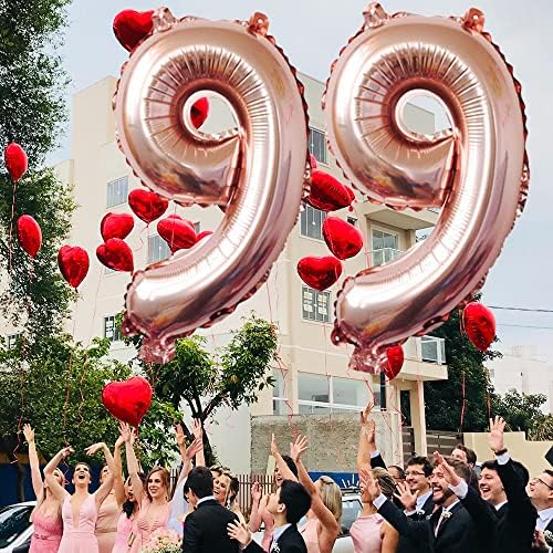 Broj 55 Baloni 32 inčni digitalni balon abeceda 55 rođendan baloni Digita 55 helijum baloni Veliki baloni za rođendanske potrepštine
