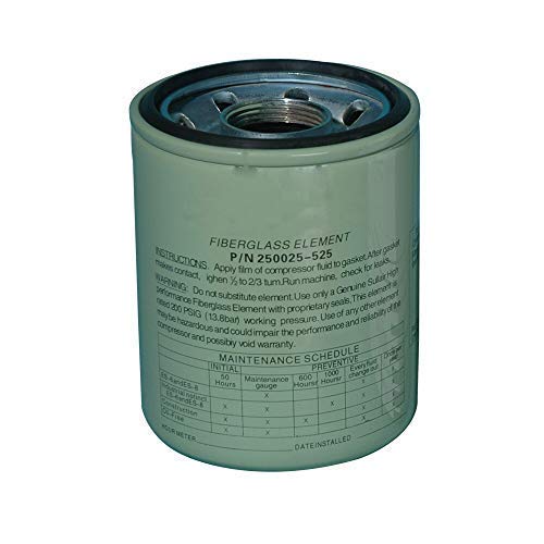 250025-525 Filter za rashladno sredstvo za ulje za rezervne dijelove za zamjenu kompresora Sullair 3003201468 02250054-605 P176325