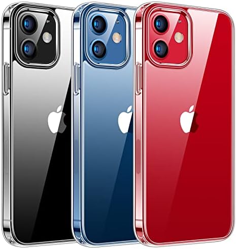 ???? ???????? Torras Diamond Clear iPhone 12 Case / iPhone 12 Pro Kućište [br.1 Anti žut] [5,0 X-Shock Patent Vojni razred zaštitni]