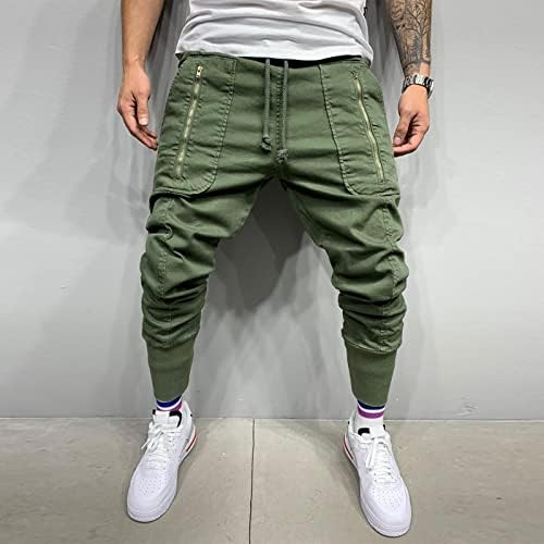 2023 Prevelika muške dukseve klasične džepne pantalone sa patentnim zatvaračem Ljetne nove casual labave hlače nacrtavaju modne lake