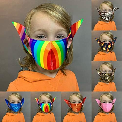 LIKESIDE 1pc Halloween djeca maska za lice s pretjeranim čudovište uši, Moderan & šarene nošnje dekorativni rekviziti za višekratnu