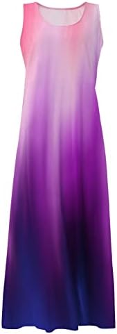 Francuska ljuljačka ženska ljetna Ležerna haljina bez rukava duga Maxi haljina na plaži najprodavanije haljine