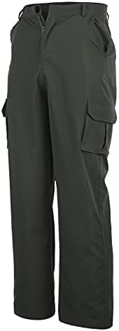 WenKomg1 Sportske teretne hlače za muškarce Stretchy Work Baggy pantalone Ravne kovčege nogu Ribolovne planinarske lake
