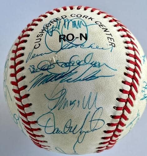 1987. New York Mets tim potpisao je Ball-29 Nacionalni liga - pismo-JSA pismo - autogramirane bejzbole