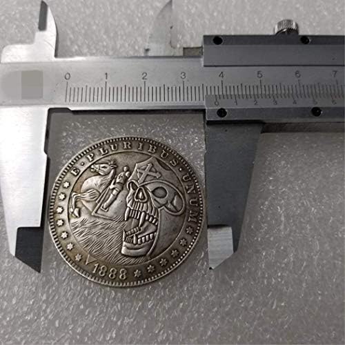 Kocreat Copy 1888 U.S Hobo Coin - Ratni konjski križari lobanja srebrna replika morgan dolar Suvenir Coin Lucky Coin