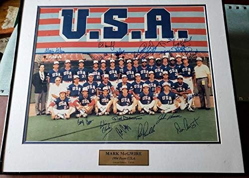 1984 USA Olimpijski tim PSA DNA Autograph 20x24 za photo ručno potpisano za 21