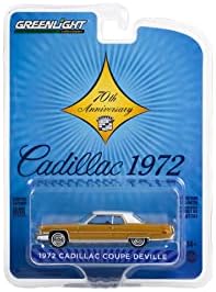 1972 Cadillac Coupe DeVille, zlatno - zeleno svjetlo 28100a/48-1/64 Diecast Model automobila