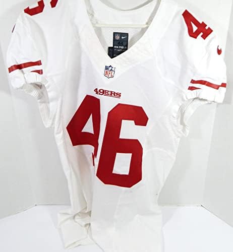 San Francisco 49ers Marcus Ball 46 Igra izdana Bijeli dres 44 DP29048 - Neincign NFL igra rabljeni dresovi