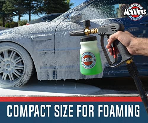 McKillans Professional wide Mouth Snow Foam Detailing Kit u kompletu sa M22 pištoljem za pranje i štapićem za ispiranje sa 1/4 Quick