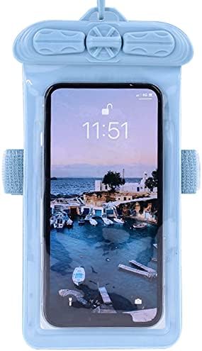 Vaxson futrola za telefon, kompatibilna sa vodootpornom vrećicom Panasonic Eluga Prim suha torba [ ne folija za zaštitu ekrana ] plava