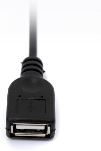 JSER 5V USB ženska do dc Power Jack 5.5x2.1mm Začinjeni kabl Kompatibilan za mobitel i tablet i svjetlost
