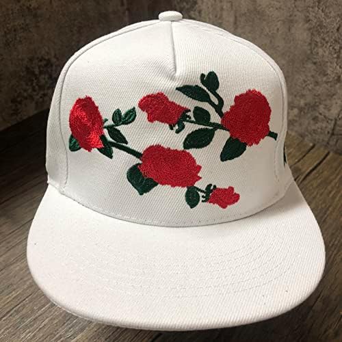 AyCaiu vanjski sportski Snapback šešir sa vezom ruža, Flat Bill bejzbol kapa za muškarce & žene