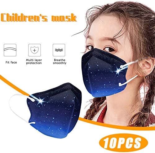JMETRIE 10pc jednokratna maska za lice za djecu, slatke maske za štampanje maska za lice prozračna udobna maska za dijete od 2-10