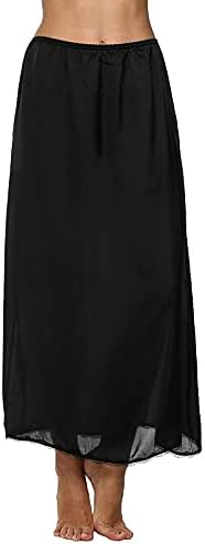Crna haljina za žene, modna duga suknja Crna bijela bež duga suknja čipka noćne suknje Y2K odjeća