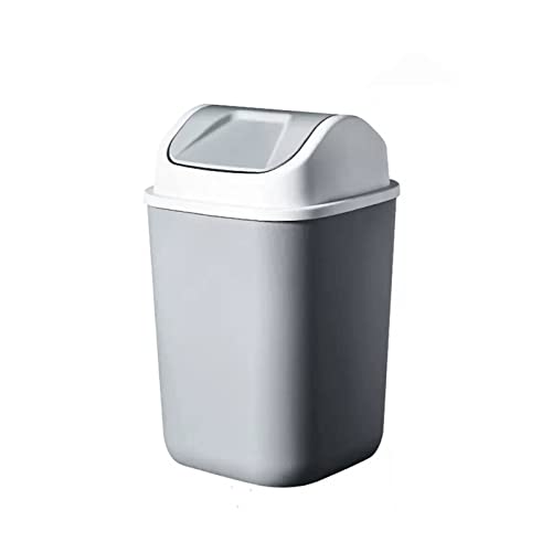 Lucbei smeće može zatvoriti kantu za smeće sa poklopcem kuhinjom toaletom, kantu za smeće može listići sa ljuljačkim poklopcem, 12L