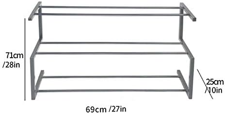 Tyoo troslojni kovani željezni nosač cipela kreativni dizajn Jednostavna polica koja se može ukloniti zlatni stalak za cipele pogodan