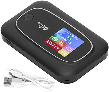 4G LTE ruter prijenosni CAT4 150Mbps mobilna bežična WiFi pristupna tačka Mini putni ruter opremljen LCD ekranom sa utorom za SIM karticu pogodan za kućnu kancelariju na otvorenom